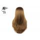 Silky Straight Blonde Synthetic Lace Front Wigs Heat Resistant Long Lasting