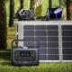 Monocrystalline 100W Portable Solar Power Station Folding For Energy Storage Battery