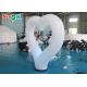 Giant Inflatable Balloon Wedding Decoration Love Heart Model With Light