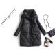 Warm Fashion Long Womens Winter Jackets And Coats Flat Pack With Plastic Bag