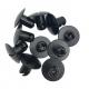 Universal 7/16 Aluminum Dzus Button Dome Head Quarter Turn Fasteners .500 Black Universal .500 Grip with Material