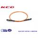OM1 Orange MTRJ E2K DIN MU PVC LSZH Fibre Optic Patch Cord Diameter 3.0mm