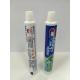 White  Toothpaste Laminate Tube Packaging With Gravure Printing