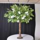 Flower Green Artificial Cherry Blossom Ficus Tree / Wedding Table Centerpieces Tree