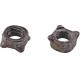 M3-M12 Black Oxide Iron Square Weld Nut / Square Welding Nut For Furniture