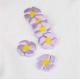 Splicing Purple Sun Applique Crafts Customized Fabric Garment Patches Type