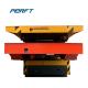 Carbon Steel Material Flat Platform Trolley Powered By Battery 20 Ton