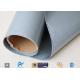 300g Grey Silicone Coated Fiberglass Fabric / Cloth For Welding Splash Shield