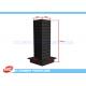 Shop Black MDF Four Sided Garment Display Stand Portable With Hanging Slots