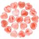 20mm Watermelon Polished Rock Quartz Heart Shaped Rose Quartz Crystal