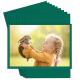 Green Color 4x6 Magnetic Photo Frames Easy To Use Plastic Box Magnets For