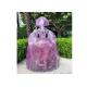 Girl Princess Outdoor Fiberglass Sculpture For Garden Decoration