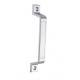 Powder Coated Chrome Door Lock Handles Curved For Kitchen Cabinet