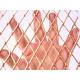 Superfine knitted pure micron copper braided metal wire mesh for chimney hats, animal guardrails