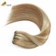 10 Piece Peruvian Clip In Ponytail Extension Strawberry Blonde Real Human Hair