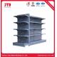 5 Tiers Gondola Display Shelving 2.1m Double Sided Shelving Unit