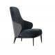 Modern High Back Sofa Chair Wearproof Oriental Lounge Chair 68*79*100cm ODM