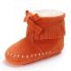 New arrived Faux suede Tassel bowknot 0-18 months Warm baby boots booties