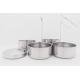 18cm Take away stainless steel food container 2 /3/4/5 Layers lunch box with handle