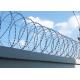 Low Carbon Steel Razor Barbed Wire Concertina Coil Diameter 500mm Prevent Theft