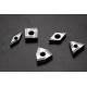 Low Cutting Force Pvd Coated Inserts / Perfect Surface CNC Turning Tool Inserts