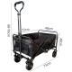 Customized Oxford Outdoor Portable Camper Trailer Aluminum Folding Wagon Trolley Cart