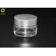 Clear Glass Empty Cosmetic Containers 15ml 20ml With Custom Color Lids