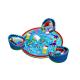 0.55mm PLATO Colorful PVC Tarpaulin Child Inflatable Fun City YHFC 011 for