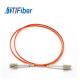 Low Insertion Loss Multimode Fiber Optic Patch Cables MM 62.5 OM1 LC To LC Type