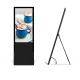 Portable foldable Ground Stand 49 inch LCD LED electronic sign advertising board