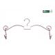 Betterall Beautiful Popularly Chrome Metal Underwear Hanger With Clips