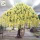 UVG yellow wisteria blossoms large artificial trees for birthday and party decoration