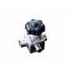 Welded Ends Sanitary Three Way Diaphragm Valve  1'' To 4'' 10 Bar Max Pressure