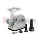 Heavy Duty Meat Grinder Chicken Bones Machine With Sausage Stuffer And W/ 3 Cutting Plates