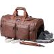 Genuine Leather Unisex Bag Large Capacity Waterproof Carry on Duffel Bags