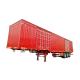 2 Axles Cargo Semi Trailer Vehicle Container Rated Capacity 30 - 100T