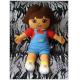 Fashion Dora Explorer Cartoon Plush Toys Red Blue Brown 45cm Custom