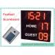 Electronic Football Scoreboard , Led Soccer Game ScoreBoard with Time display and wireless console