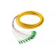 G652 FTTH Optical Pigtail , LC / APC Connector Type Single Mode Fiber Pigtails