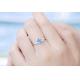 Pear Cut Lab Diamond Jewelry Lab Grown Diamond Ring Custom-Made