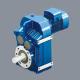Steel Foot Mounted Bevel Gear Reducer Ratio 3.41-289.74