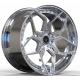 Ferrari F355 2PC Aluminum Alloy Rims 19x8.5 19x11 Custom Finish Polish Clear Brush