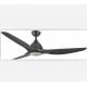64 Inch 3 ABS Blade Ceiling Fan With Light Minimalistic Design Strong Wind Power