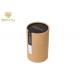 Cylinder Shaped Kraft Paper Tube Packaging Box Round Cardboard For Tea Bag