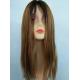 Unprocessed Virgin Brazilian Human Hair Jewish Wigs Kosher Wigs 16 Inches Big Layer