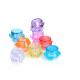 Diamond Shape Plastic Cosmetic Jars Non Spill Various Color 5 / 10 / 15G