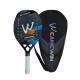 18k Carbon Fiber Beach Tennis Racket Rough Surface Paddle Tennis Padel
