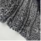 Classic Black Sequin Mesh Embroidery Fabric 190GSM Breathable For Party Dresses
