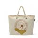 Beige 16oz Printed Promotional Canvas Cotton Tote Bags