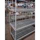Carbon Steel Or SUS Upright Material Commercial Wire Shelving , Anti - Microbial Polymer Shelving